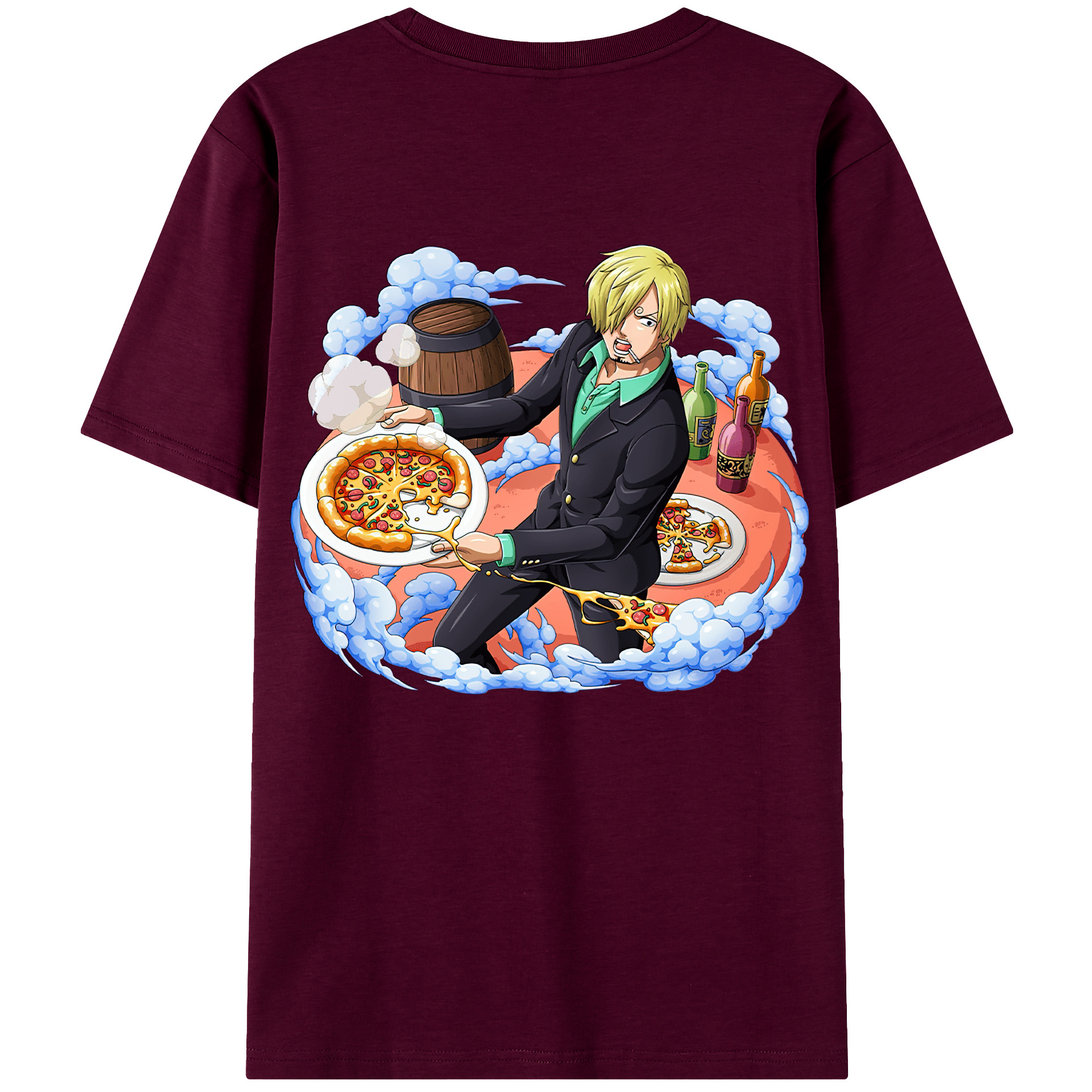 （画像用） ワンピース サンジ ONE PIECE Sanji レディース半袖Tシャツ(バックプリント)